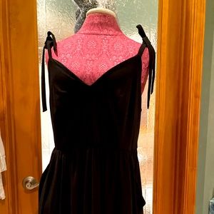 Torrid Black Shoulder Tie Dress